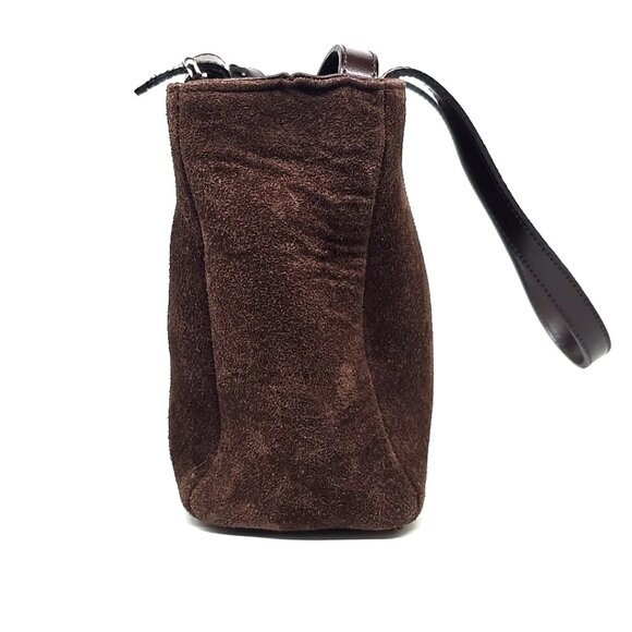 ZADIG & VOLTAIRE Brown Split Leather Shoulder Bag Purse - Picture 6 of 12